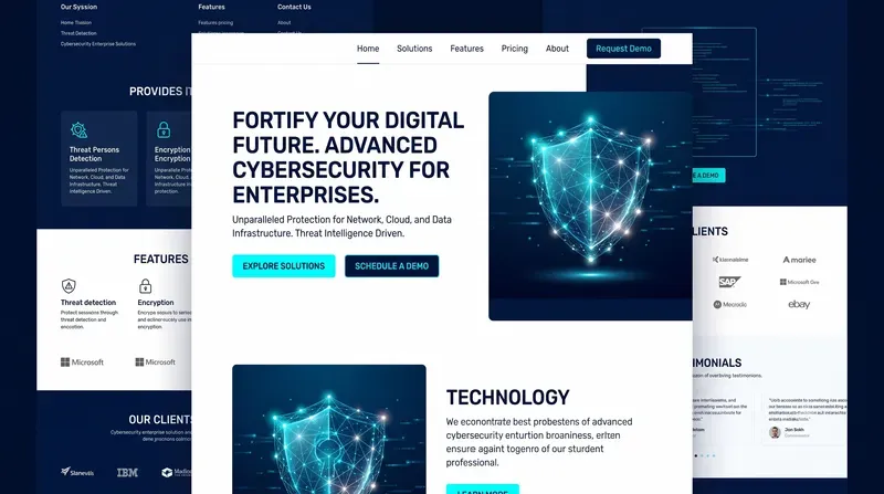 Premium Elite Landing Page UIs