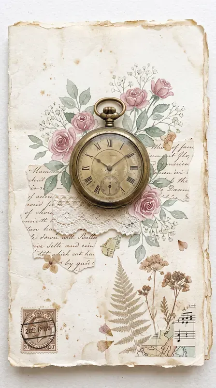 Vintage Junk Journal Ephemera Generator