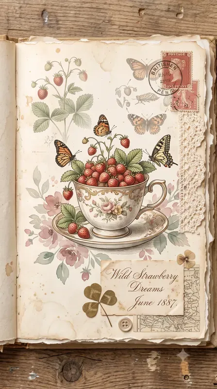 Vintage Junk Journal Ephemera Generator
