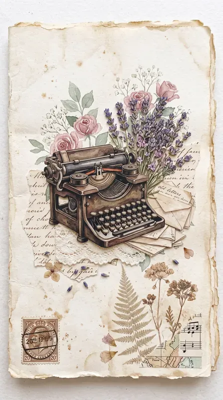 Vintage Junk Journal Ephemera Generator