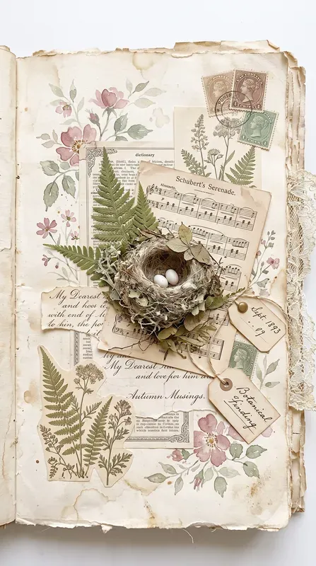 Vintage Junk Journal Ephemera Generator