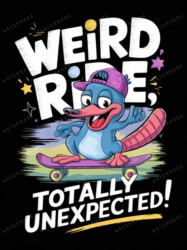 Playful Cartoon Character Tshirt Designs