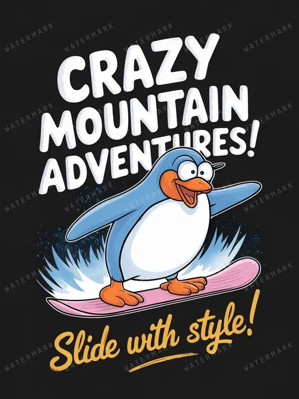 Playful Cartoon Character Tshirt Designs