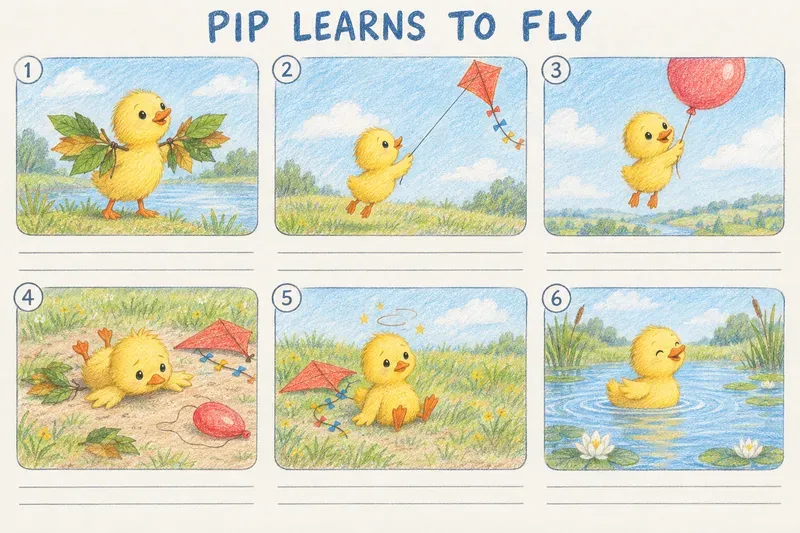 Kids Picture Book Storyboard Sheets