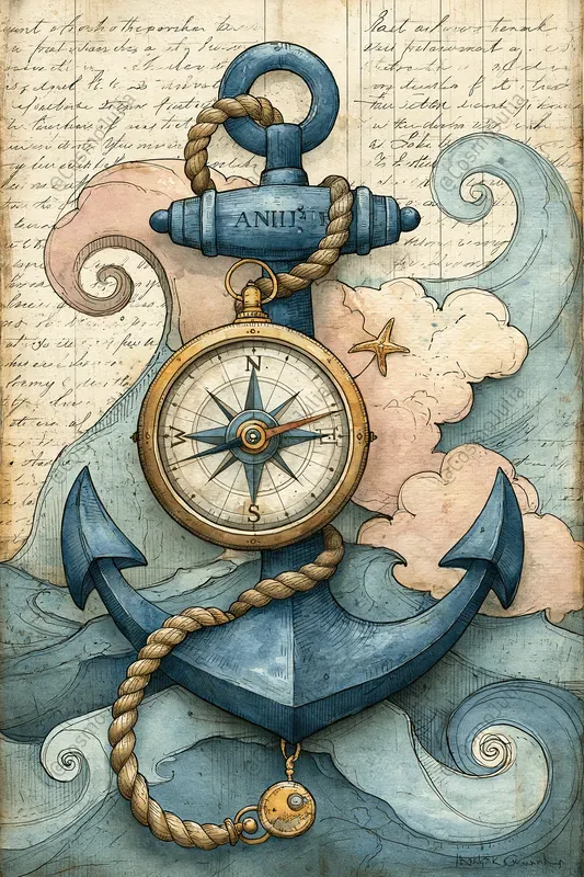 Nautical Junk Journal Pages