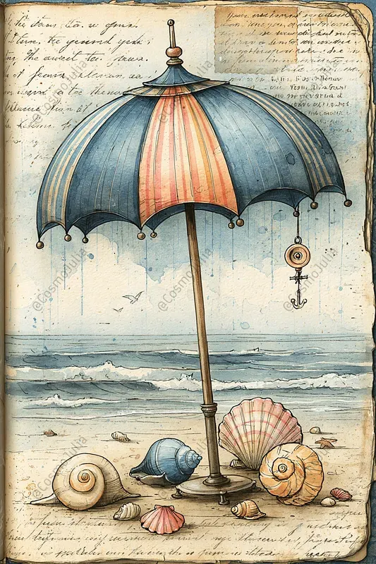 Nautical Junk Journal Pages