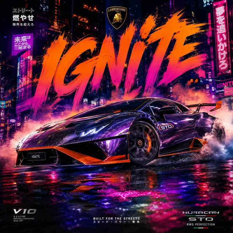 Urban Street Machine Poster Generator
