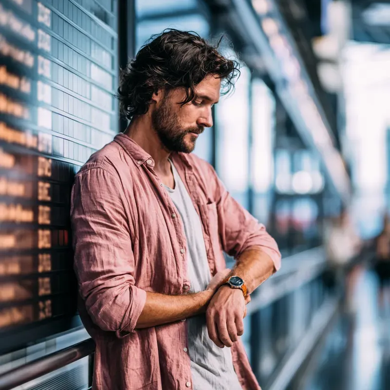Modern Airport Elegance Travel Visuals