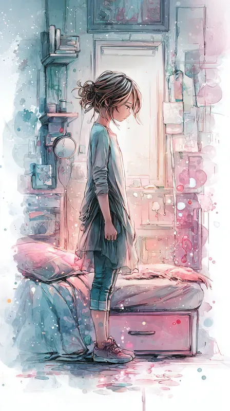 Watercolor Art For Sad Romantic Stories