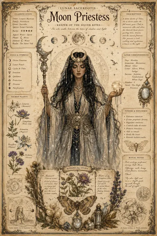 Vintage Herbal Character Art