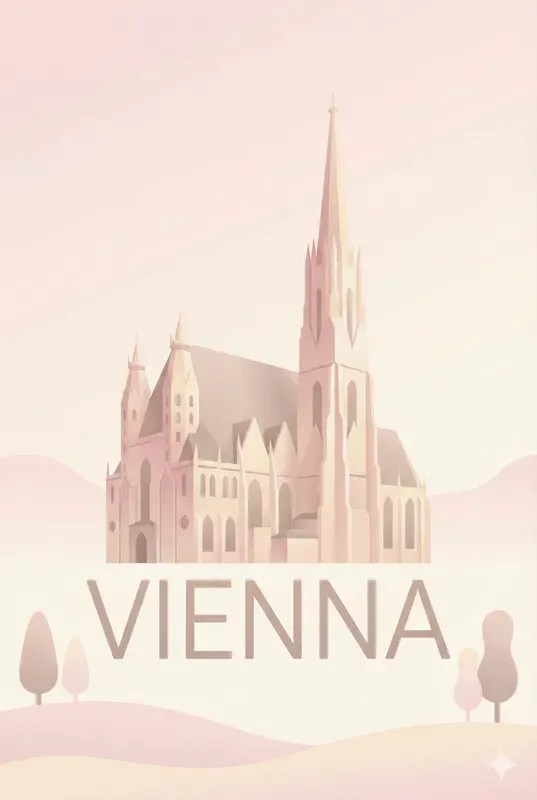 Minimal 3D City Travel Posters