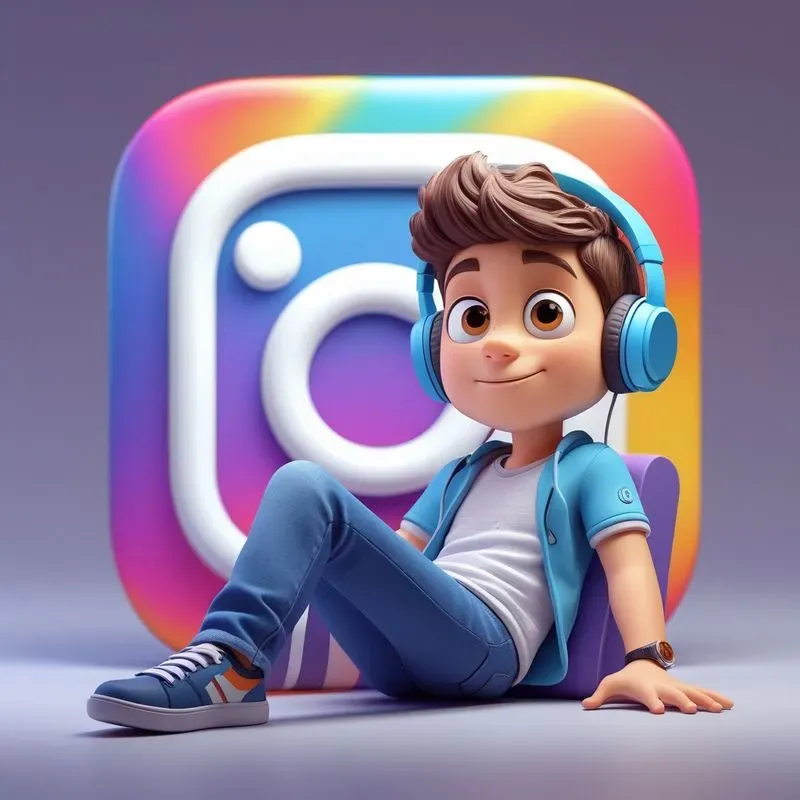 3D Cartoon Characters On App Logos