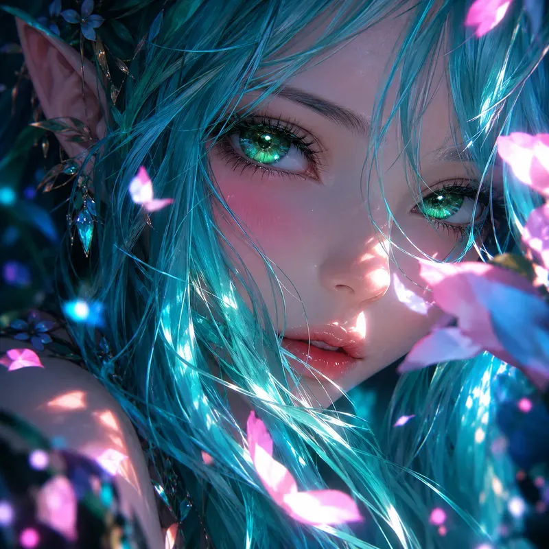 Beautiful Fantasy Anime Girls Art