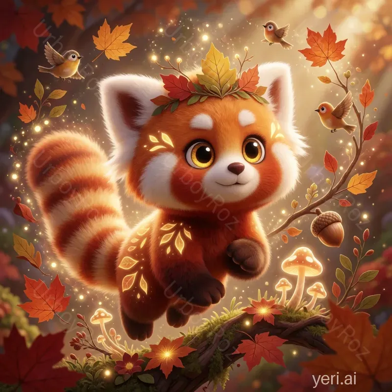 Pixarstyle Tiny Forest Guardians
