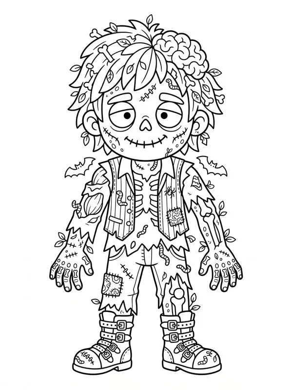 Halloween Coloring Book Pages