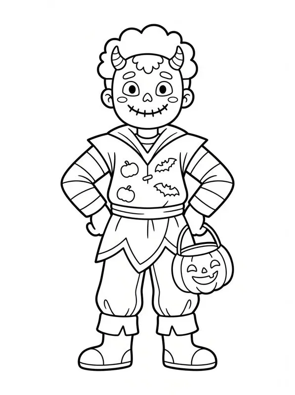 Halloween Coloring Book Pages