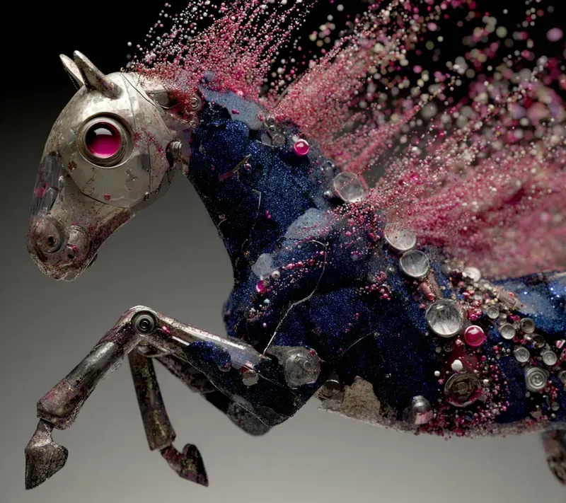 Stylized Sculptural Myth Visions