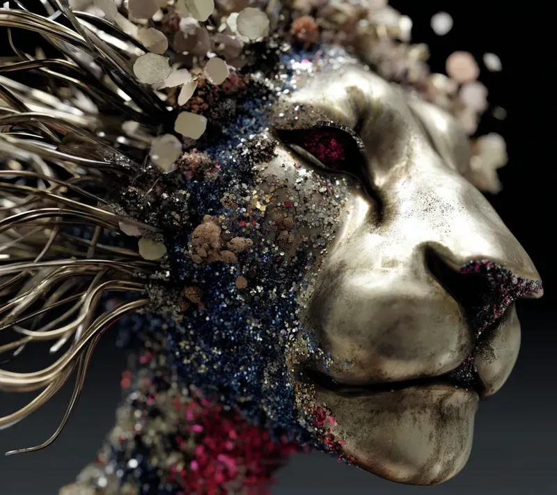 Stylized Sculptural Myth Visions