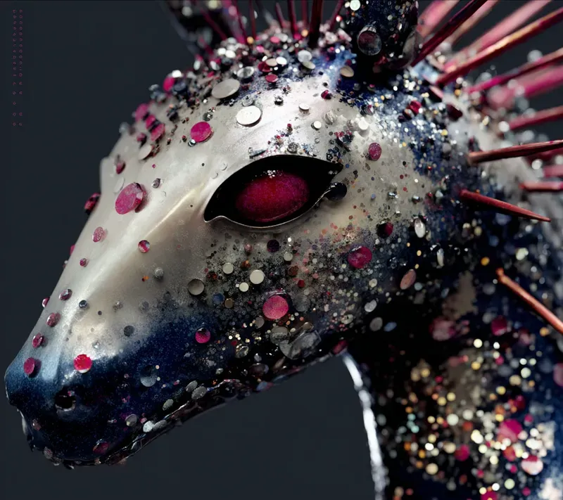 Stylized Sculptural Myth Visions