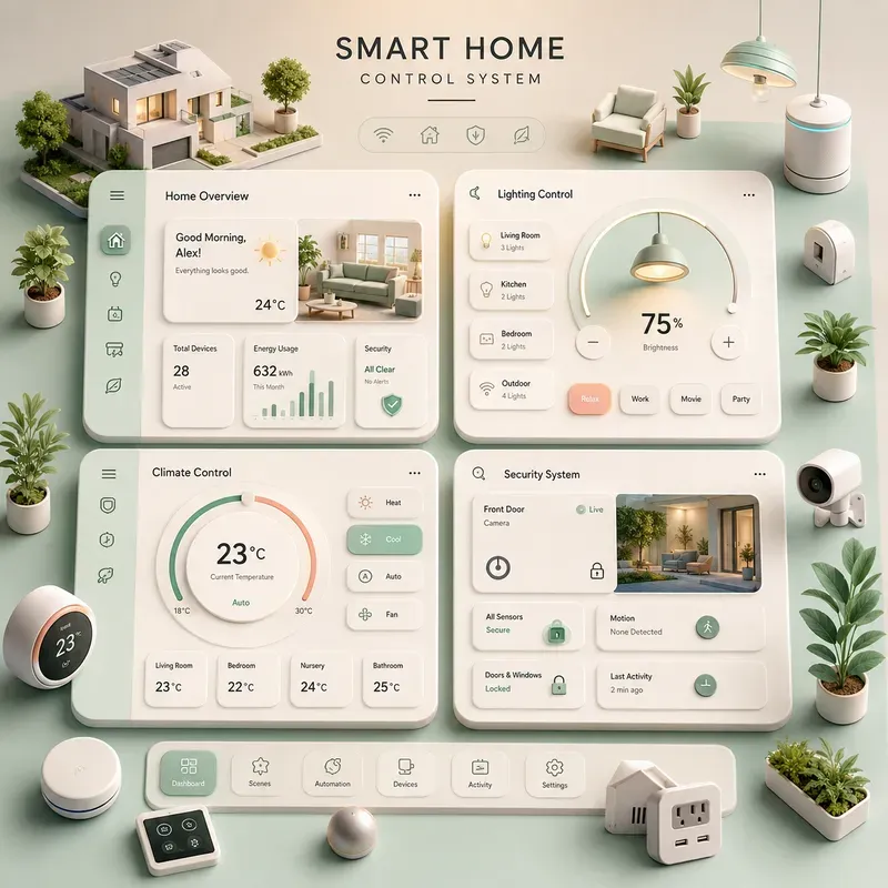 Soft 3D UI Showcase Collections