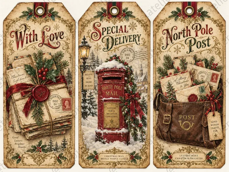 Vintage Christmas Gift Tags