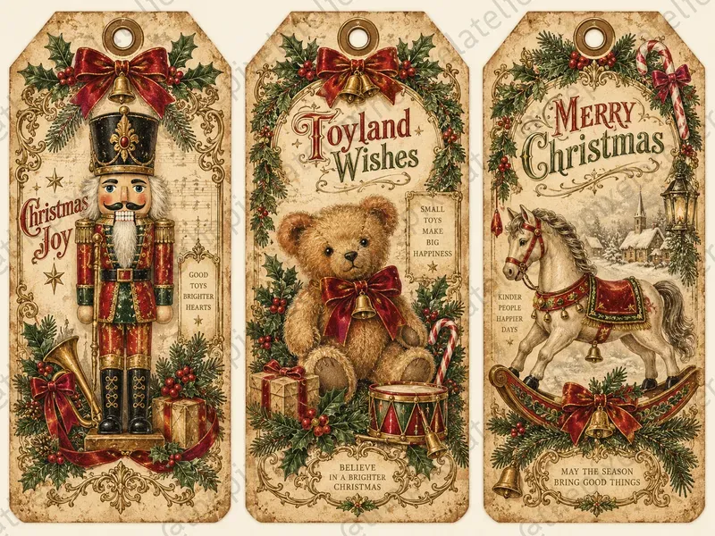 Vintage Christmas Gift Tags