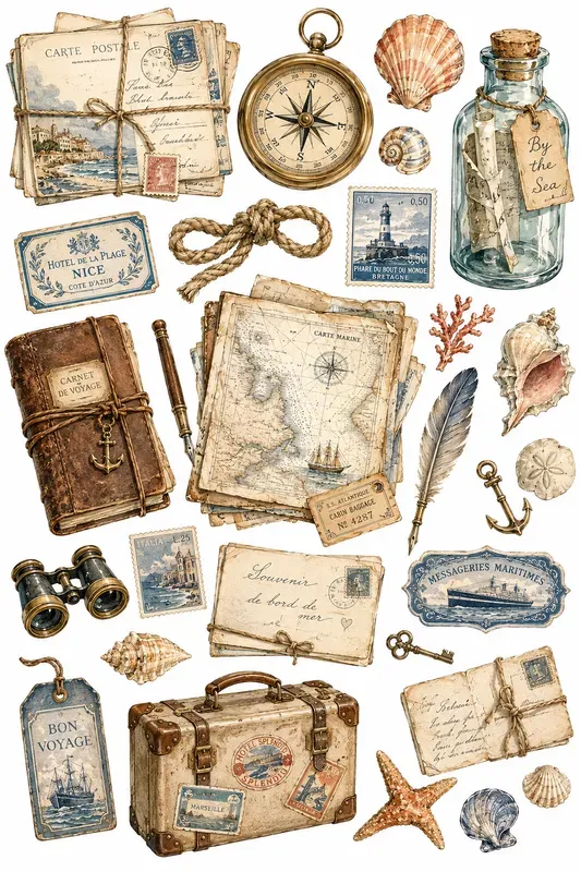 Vintage Creative Storybook Cliparts