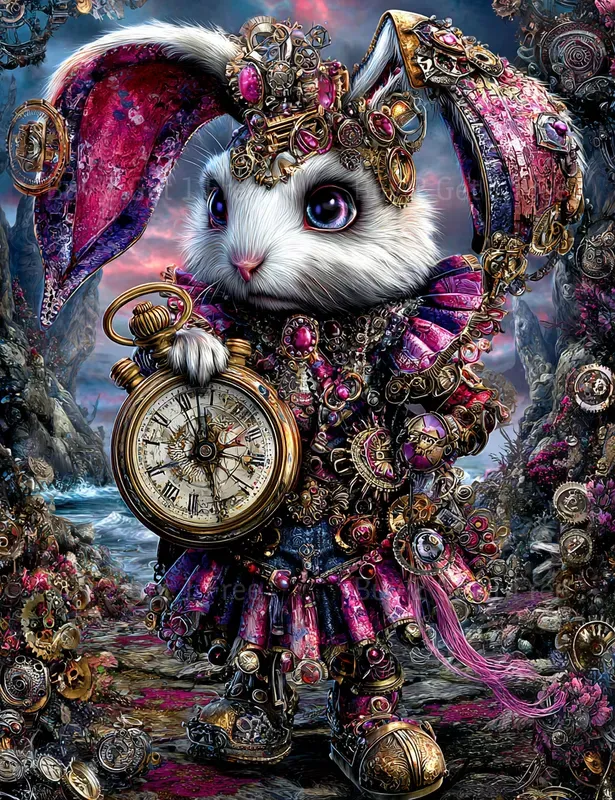 Alice In Ocean Steampunk Junk Journals