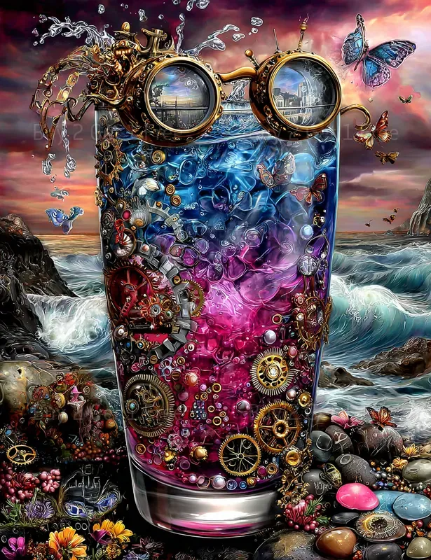 Alice In Ocean Steampunk Junk Journals