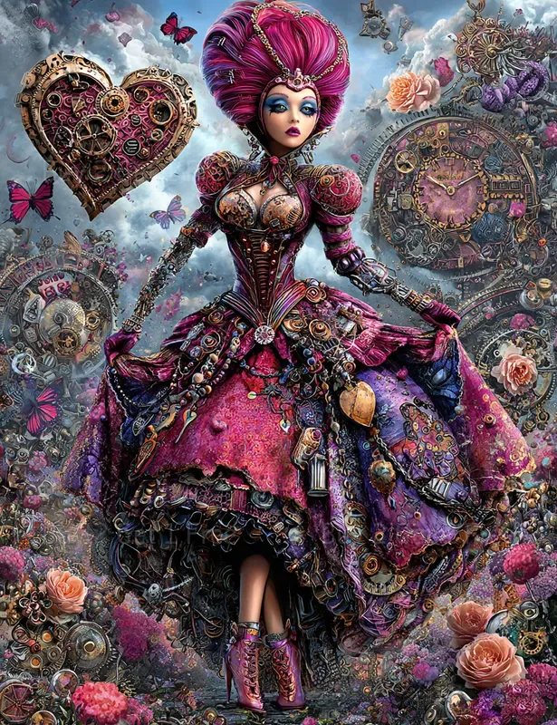 Alice In Ocean Steampunk Junk Journals