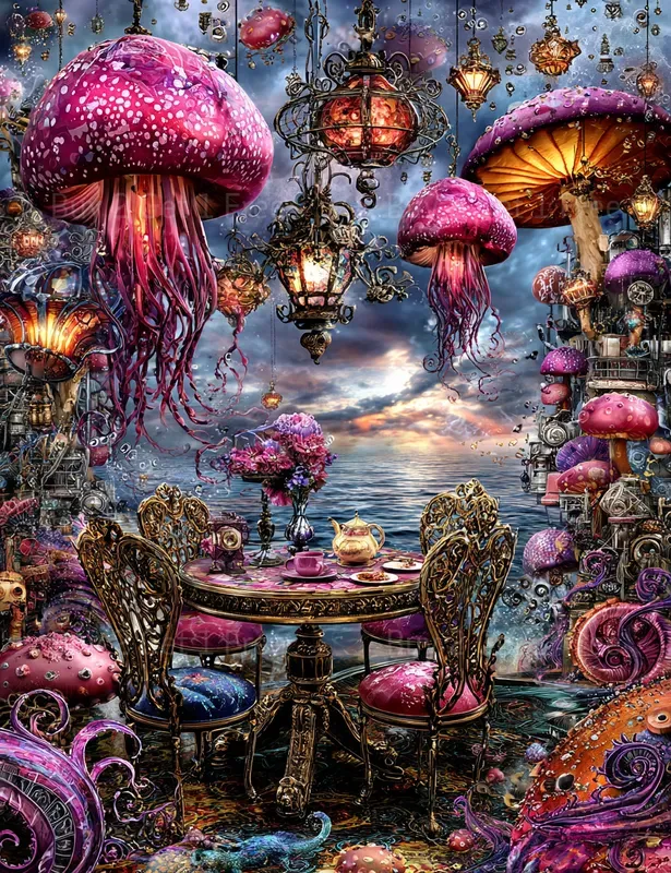 Alice In Ocean Steampunk Junk Journals