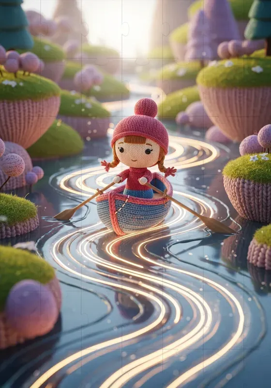Knitted Living Worlds
