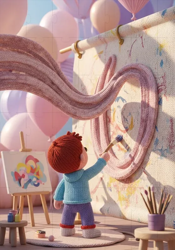 Knitted Living Worlds