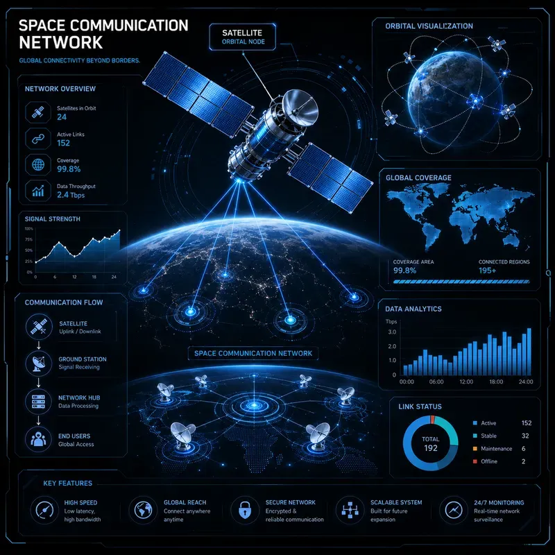 Neon Tech Infographic Creators