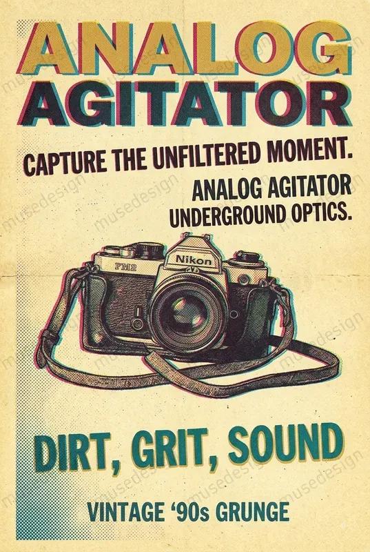 Risograph Grunge Commercial Ad Engines
