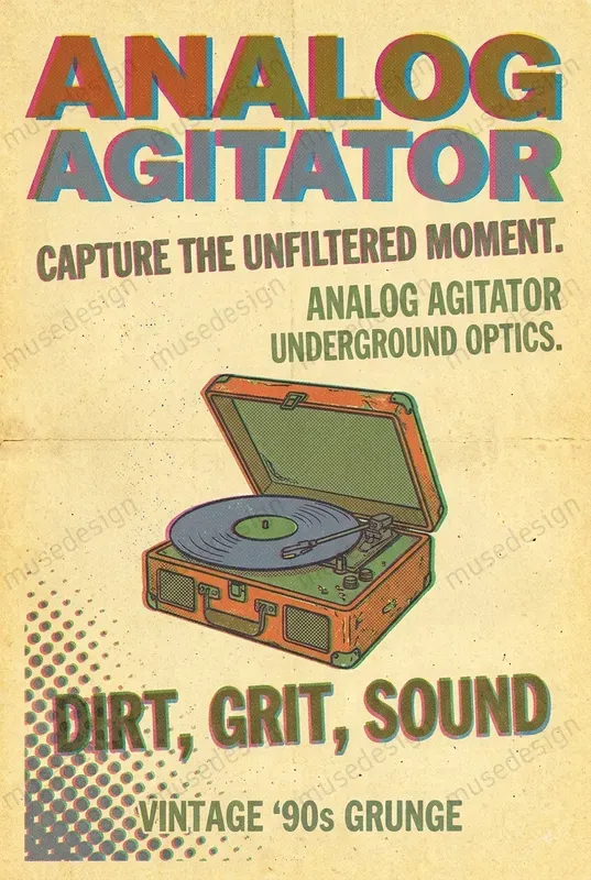 Risograph Grunge Commercial Ad Engines