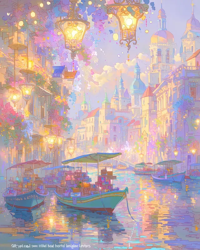 Whimsical Fantasy Destination Art