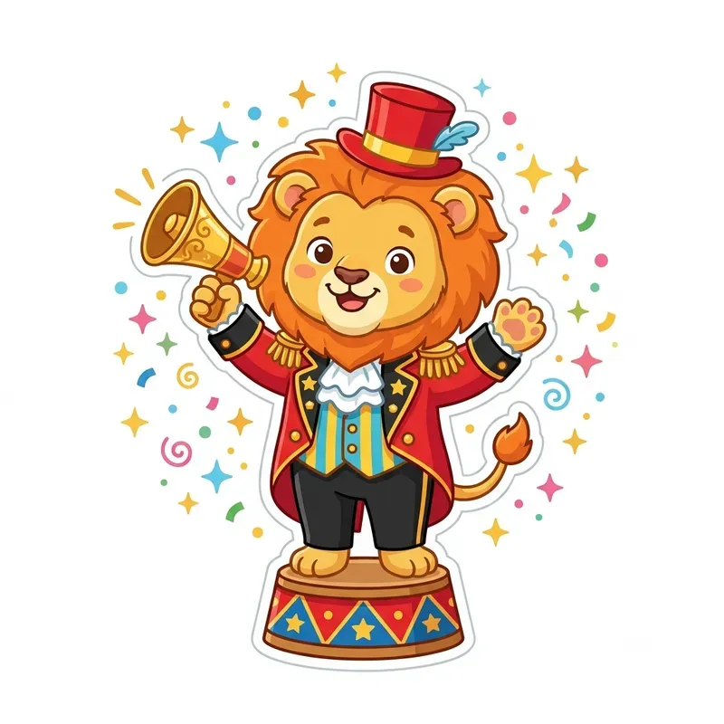 Cute Carnival Character Cliparts