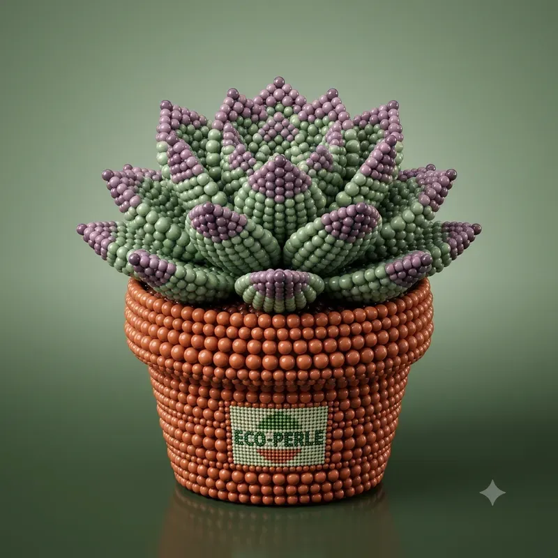 Beaded Object 3D Renders