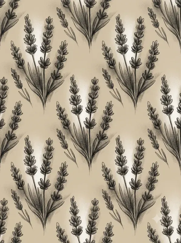 Handdrawn Charcoal Seamless Patterns