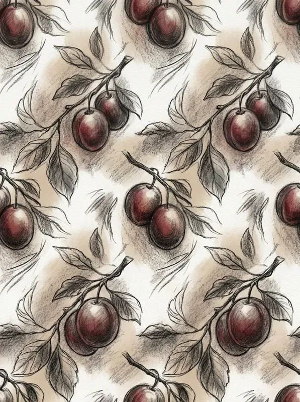 Handdrawn Charcoal Seamless Patterns