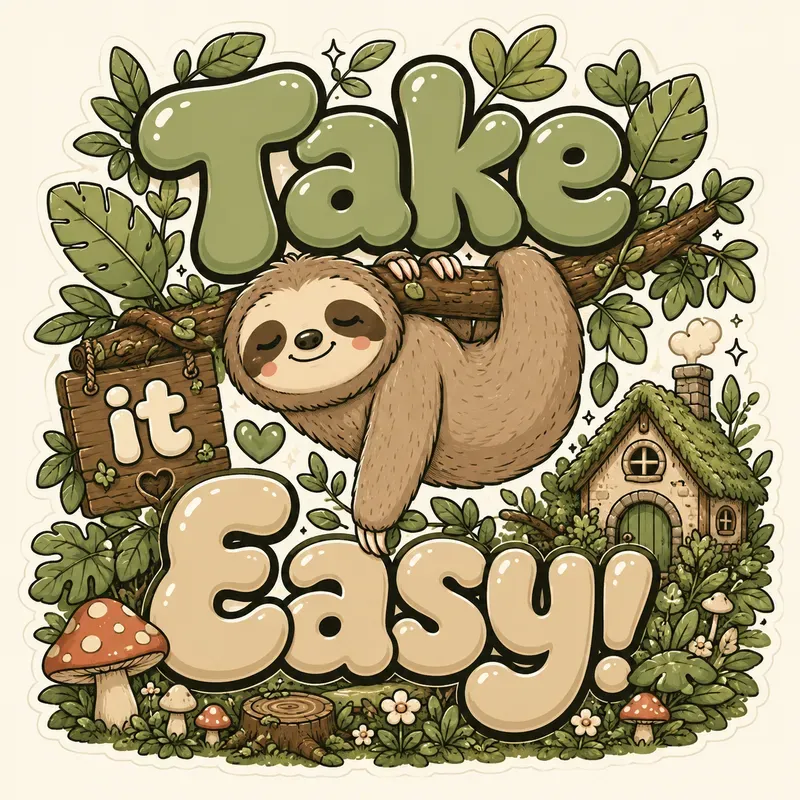Cute Animal Quote Sticker Designs