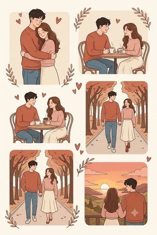 Couple Collage Poster Art Studios