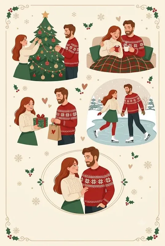 Couple Collage Poster Art Studios