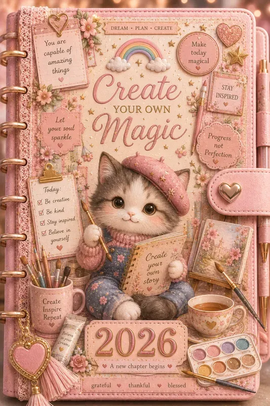 Pastel Kawaii Journal Cover Kits