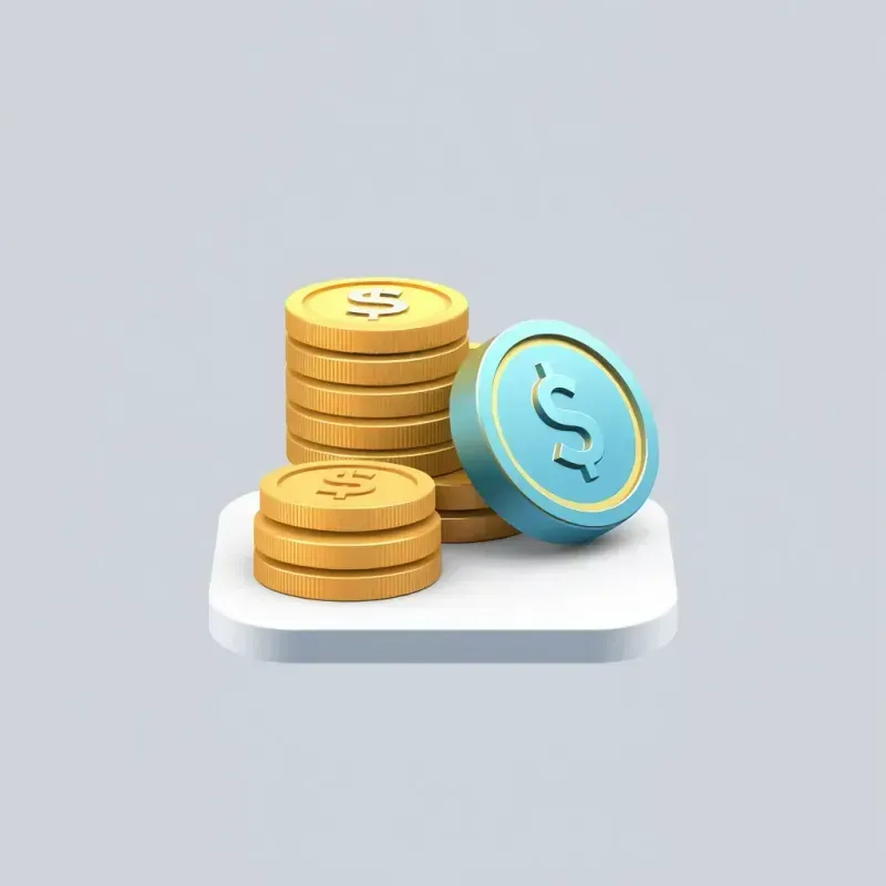 Finance Minimalist 3D Icons