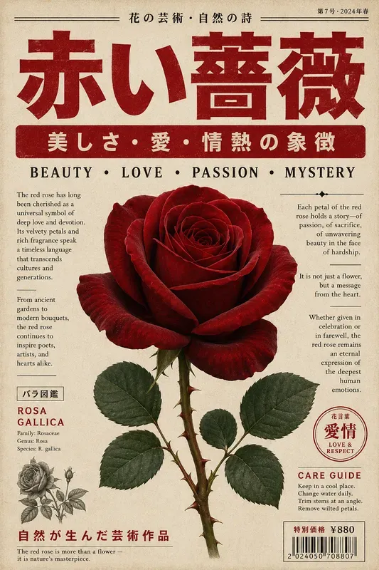 Retro Japanese Botanical Posters
