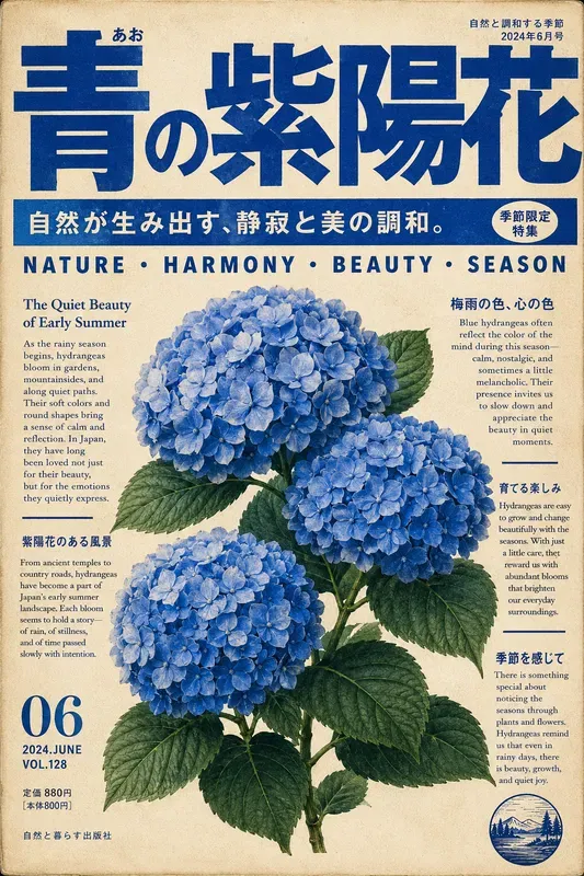 Retro Japanese Botanical Posters