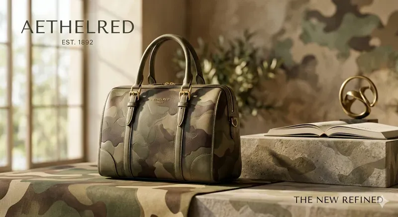 Camouflage In Sunlit Luxury