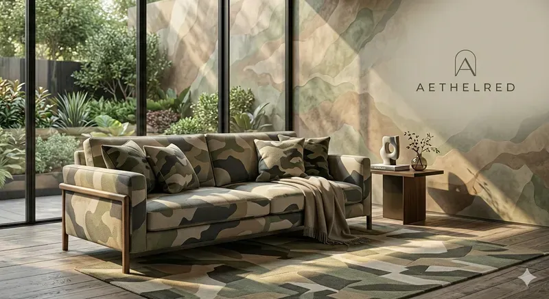 Camouflage In Sunlit Luxury